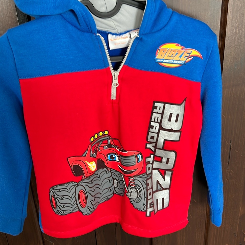 #Blaze monster machine hoodie size 7